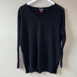 Vince Camuto Cotton Blend V Neck Sweater Size XS